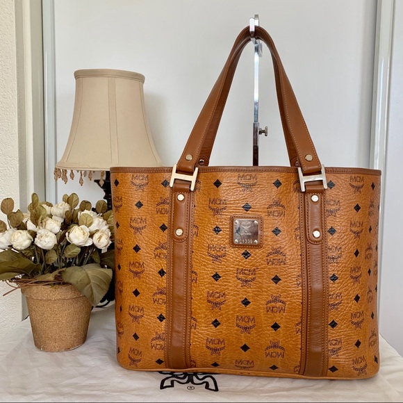 MCM Bags | Mcm Medium Shopper Tote Bag | Poshmark
